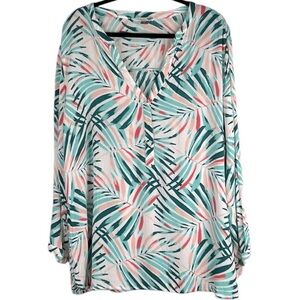 Old Navy Tropical Print Women's Blouse